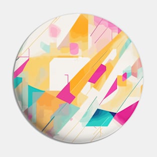 Abstract Geometrical Pattern Pin