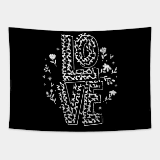 Love Cow Print Animal Pattern Cow Tapestry