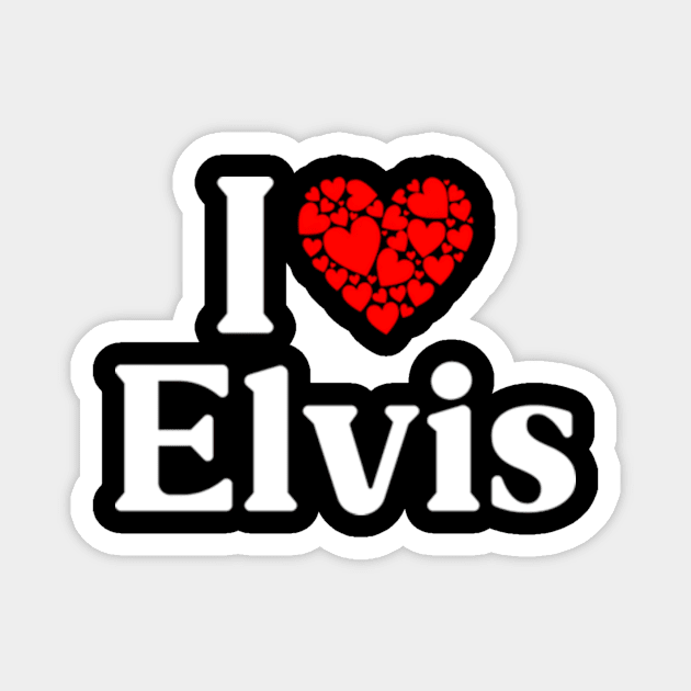 Elvis He - I Love Elvis Magnet by jasper-cambridge