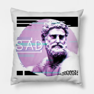 aesthetic SAD Pillow