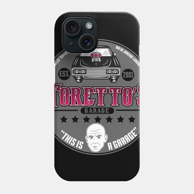 Toretto's Garage Phone Case by carloj1956