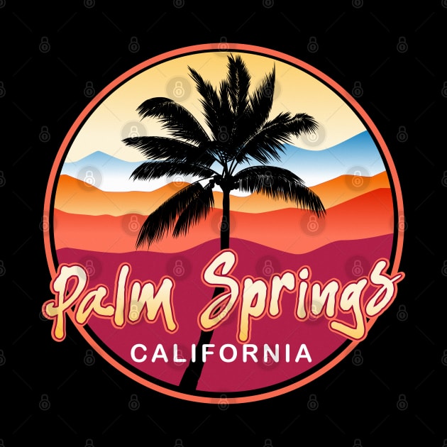 Palm Springs California Sunset Vacation Holiday Gift by PnJ