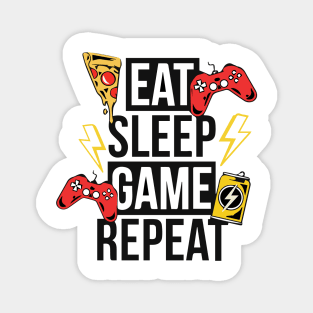 Eat Sleep Game Repeat Magnet