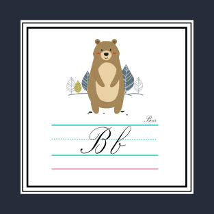 Bear Queer Alphabet Card T-Shirt