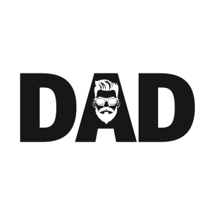 Dad Font Icon Logo T-Shirt