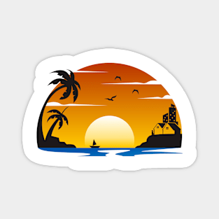 sunset Magnet