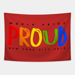 World Pride 2019 - PROUD NYC Tapestry