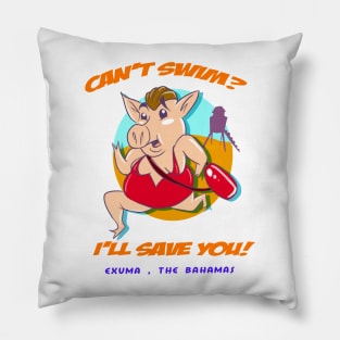 Baywatch Pig Pillow