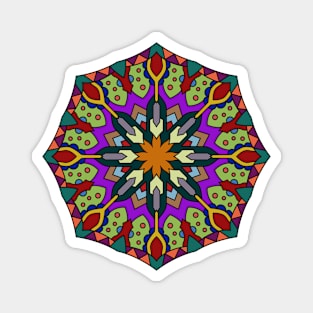 Colorful Mandala Magnet