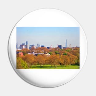 London Skyline Cityscape Primrose Hill Pin