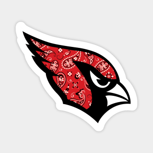 Paisley Bandana AZ Cardinals Magnet