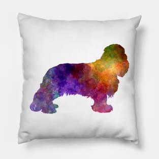 Cavalier King Charles Spaniel in watercolor Pillow