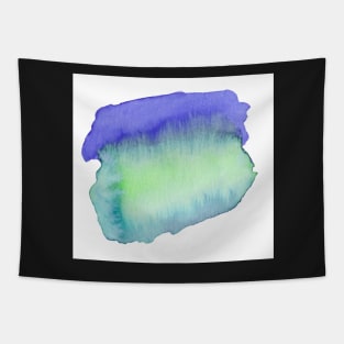 Blue Watercolor Swatch Tapestry