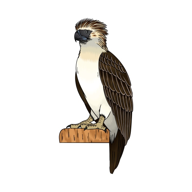 Philippine eagle bird cartoon illustration by Cartoons of fun