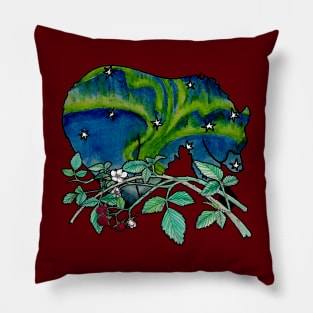 Bear and Berries Pillow