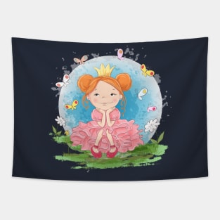 Little princess butterflies Tapestry