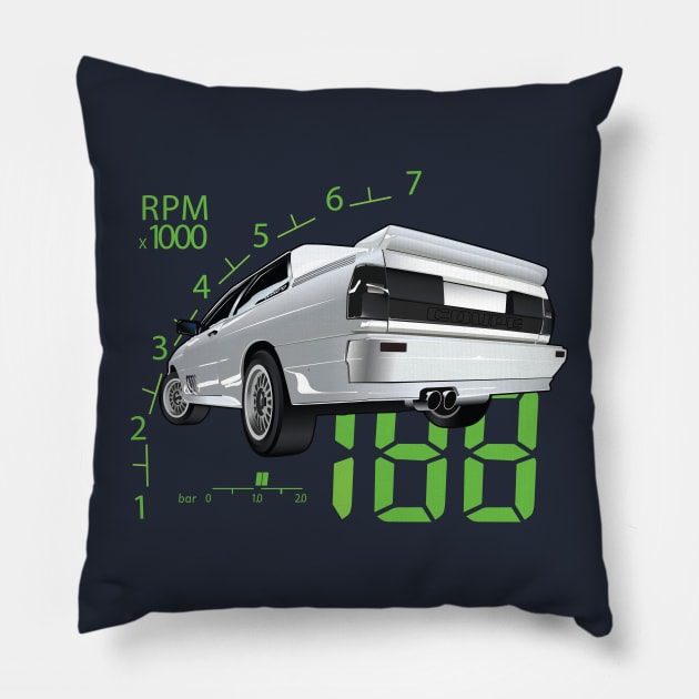 Urquattro Digital display Pillow by El-bullit