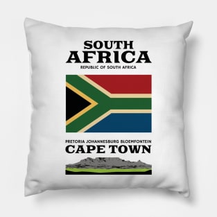 make a journey to South Africa Pillow