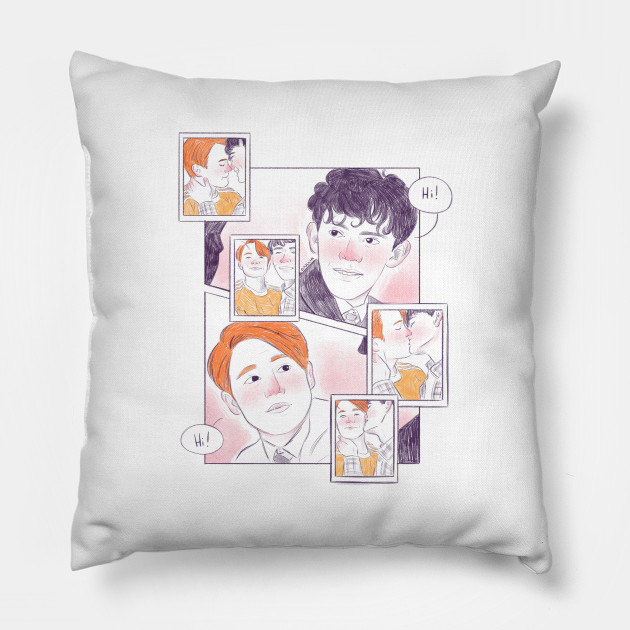 Heartstopper fanart Heartstopper Pillow TeePublic