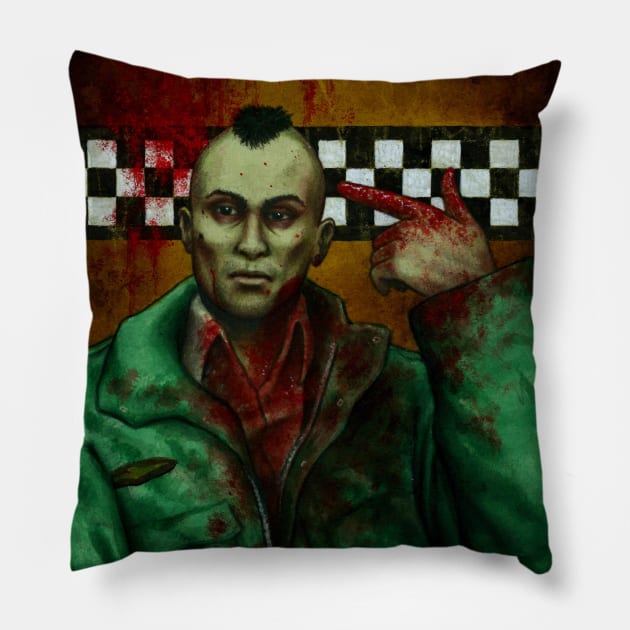 Taxi driver Pillow by StefanoArtibani