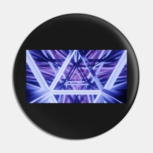 Futuristic triangles Pin