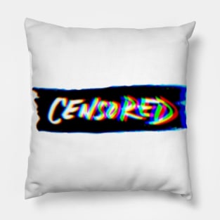 censored Pillow