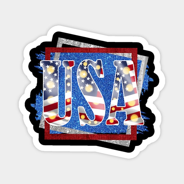 4th of July Magnet by Diannas