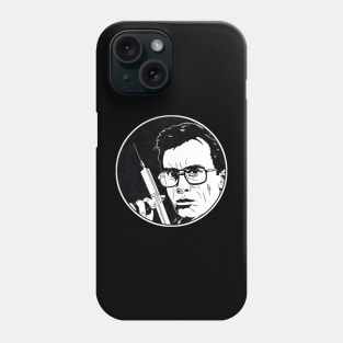 RE-ANIMATOR (Black and White Circle) Phone Case