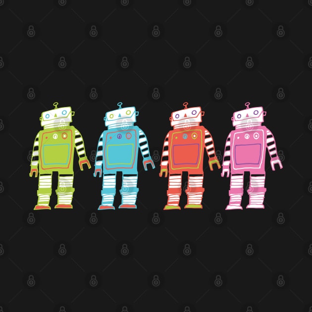 Cute Robots by bruxamagica