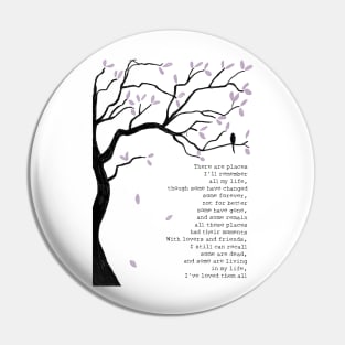 In my life lyrics Pin