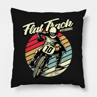 Flat Track Moto Pillow