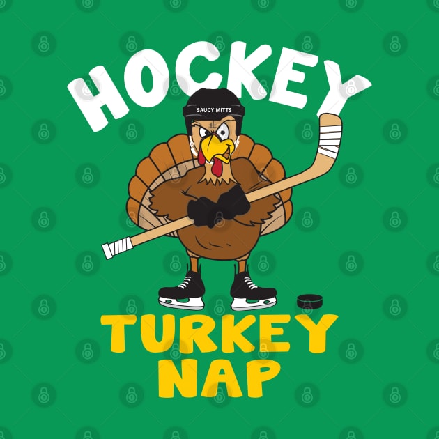 Hockey Turkey Nap Thanksgiving by SaucyMittsHockey