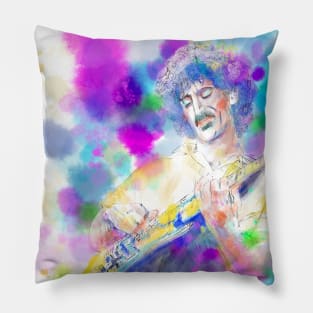 FRANK ZAPPA watercolor portrait.1 Pillow