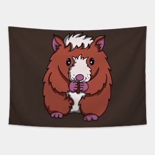 Cute Cartoon Hamster Tapestry