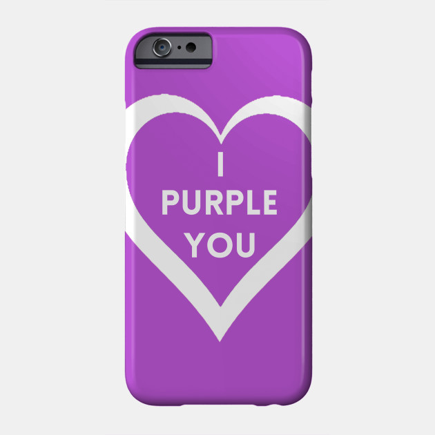 I Purple You Bts Purple Phone Case Teepublic