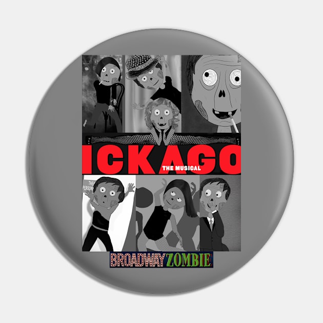 Broadway Zombie Ickago Pin by jrbactor