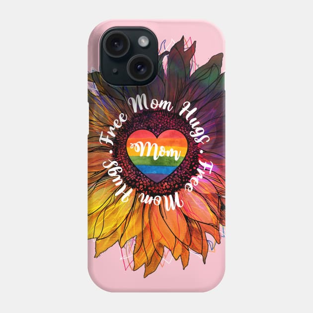 Free Mom Hugs Mother's Day Phone Case by monsieurfour