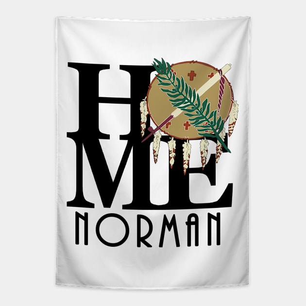 HOME Norman Oklahoma Tapestry by Oklahoma