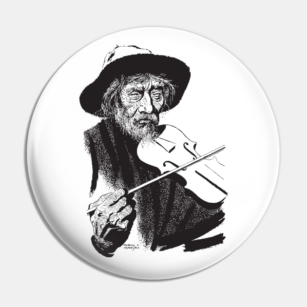 Gaucho Violinist by PPereyra Pin by Pablo Pereyra Art