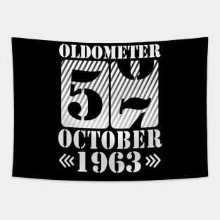 Happy Birthday To Me You Daddy Mommy Son Daughter Oldometer 57 Years Old Was Born In October 1963 Tapestry