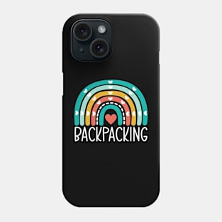 Backpacking Rainbow Phone Case