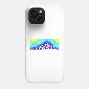 Mt. Hood Oregon Outline Phone Case