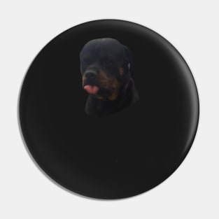 Rottweiler Pooch Tongue Pin