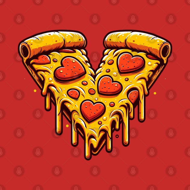 Pizza Heart Valentine's Day by DigitalNerd