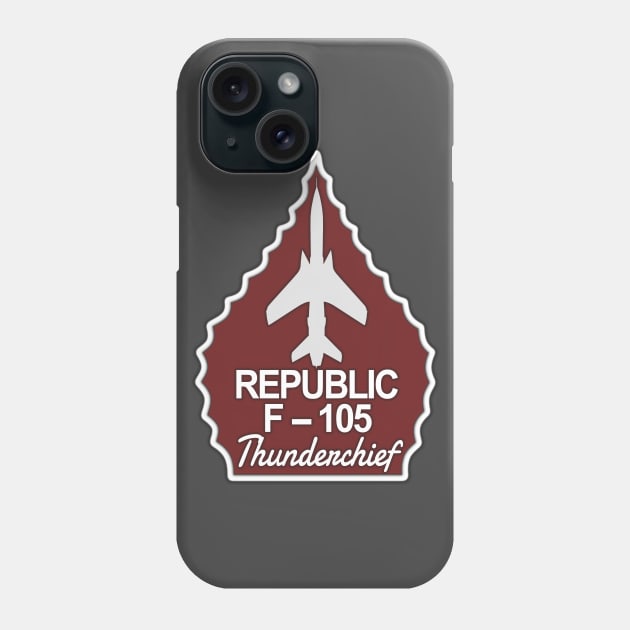 Red Thunderchief Arrowhead Phone Case by John_Matthews_Art