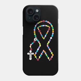 All Cancer Matters Awareness Cross All Ribbons Phone Case