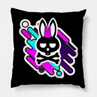 Bunny Skull Pillow