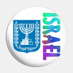 Israel Coat of Arms Design Pin