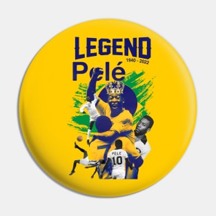 Pelé legend forever Goat Pin