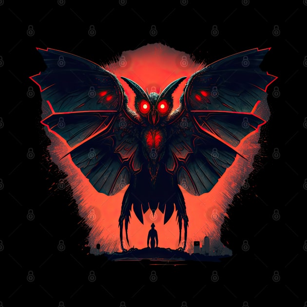 Mothman upside down by JayD World